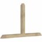 Ekena Millwork Portland Rough Sawn Timber Gable Bracket, Douglas Fir, 72"W x 42"H x 4"D x 4"F, 14/12 Pitch GBW072X42X0404POR00RDF - alternate 4